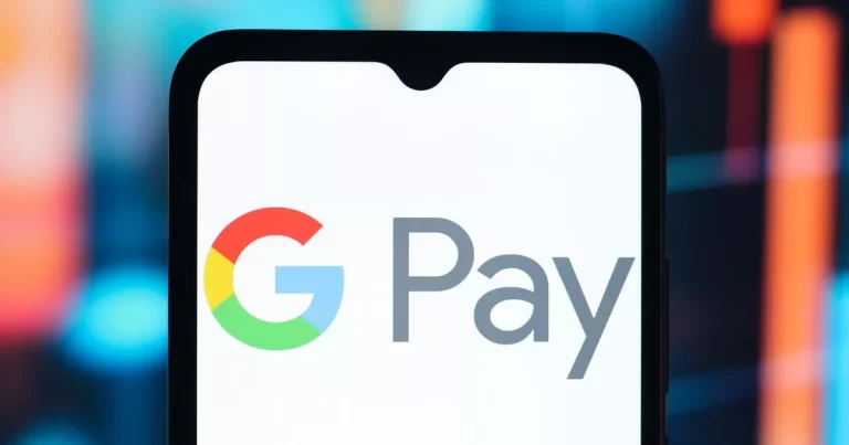 Stickers indicating acceptance of Google Pay, American Express, MasterCard, and Visa on a shop window, Lafayette, California, May 7, 2024. (Photo by Smith Collection/Gado/Getty Images)