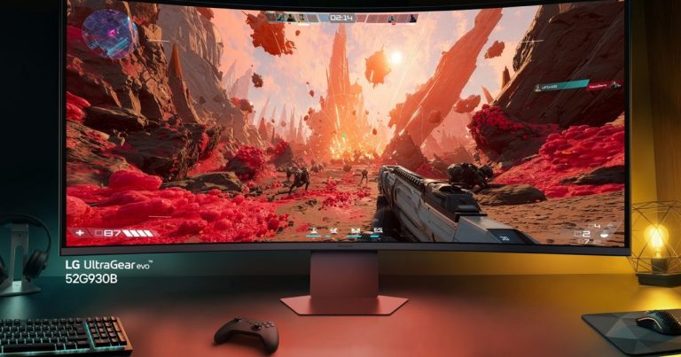 LG's new UltraGear evo monitors go big on resolution and AI upscaling