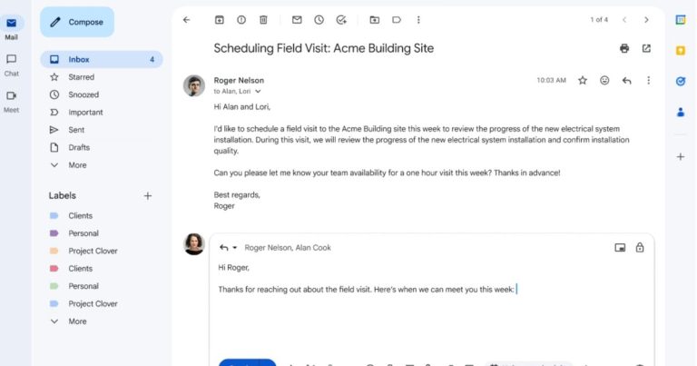 Gmail is finally fixing a big gap in its Help Me Schedule tool