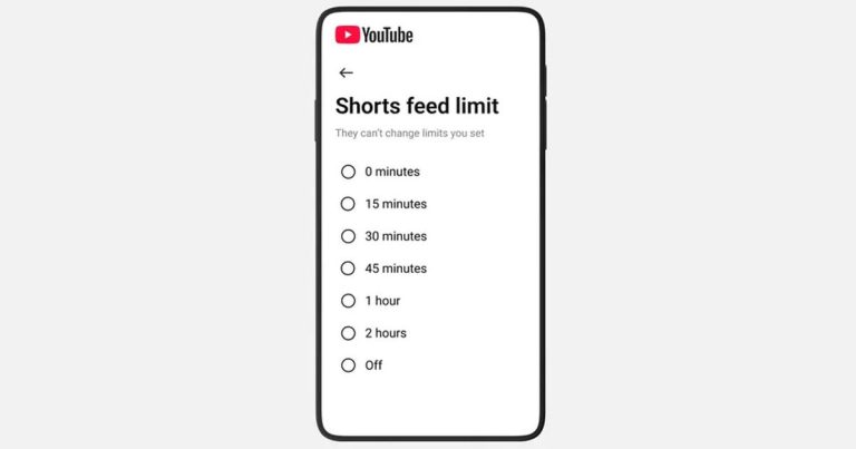 Your teen's YouTube Shorts scrolling can now have a hard cap