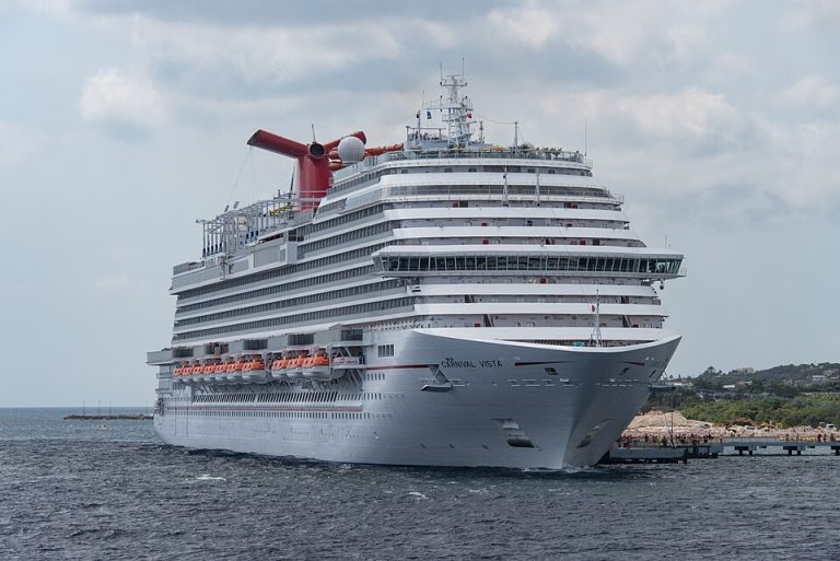 Carnival Cruise Line ship at port