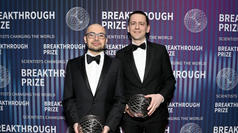 Nobel laureate John Jumper and Demis Hassabis at Google DeepMind