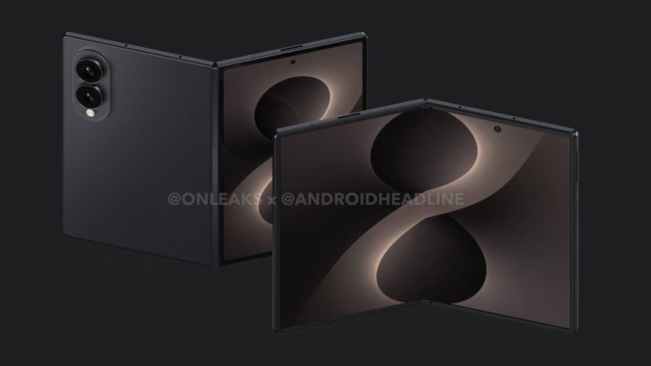 Samsung Galaxy Z Fold 8 Wide design render