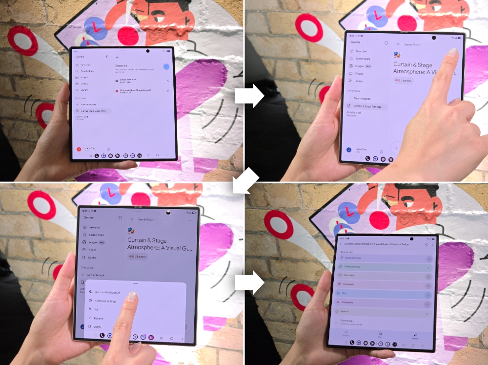 Samsung Galaxy Z Fold8 Ultra Gemini Notebook AI feature