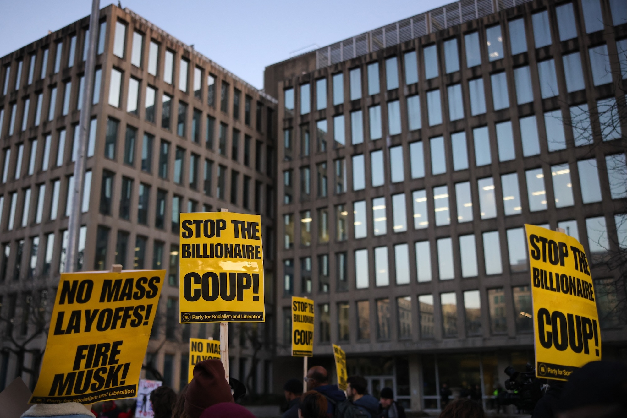 DOGE Social Security data breach protest