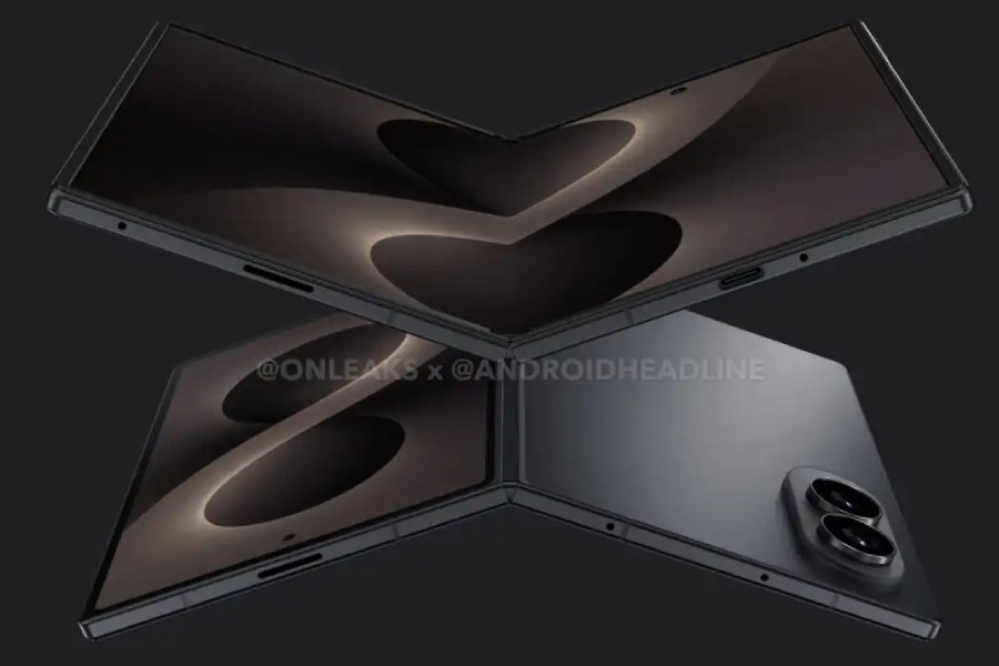 Galaxy Z Fold 8 Wide Render