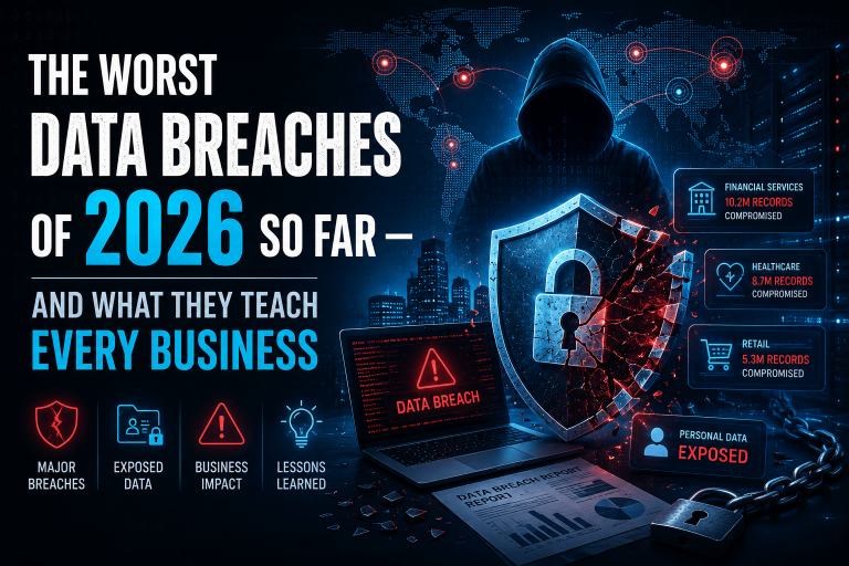 Worst data breaches of 2026 illustration cybersecurity