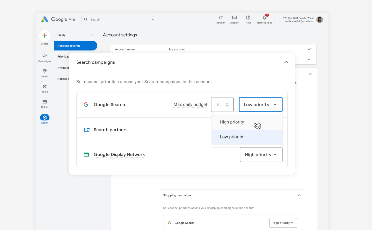 Google Ads Channel Prioritization Controls Roll Out