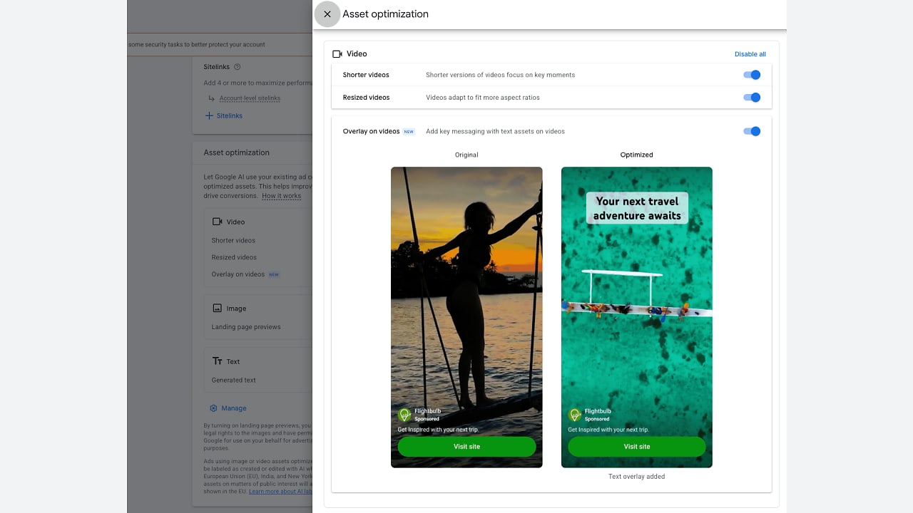 Google Ads Adds Text Overlays to Demand Gen Video Ads