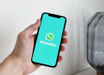 WhatsApp app on a smartphone
